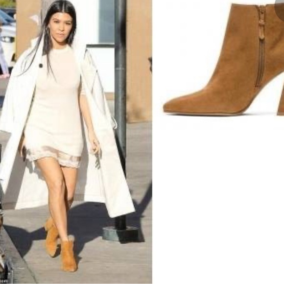 Stuart Weitzman Grandiose Suede Ankle Bootie - Picture 13 of 14